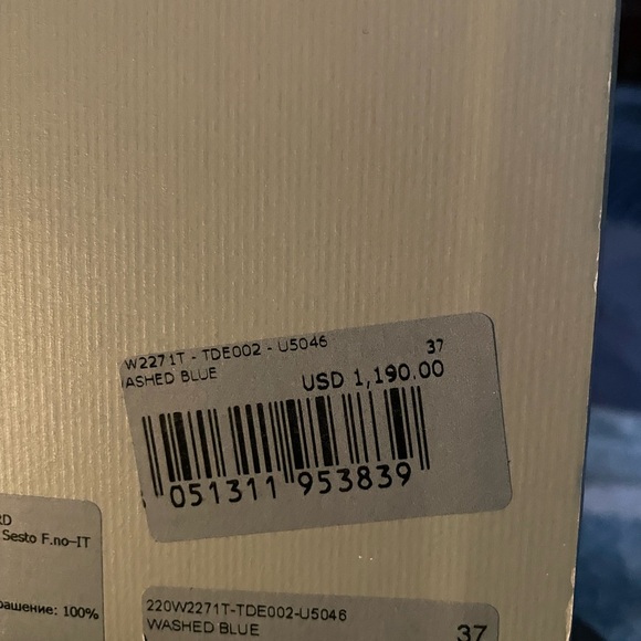 Tom Ford Lock and Key Heels - Washed Blue - Lightly used - Picture 7 of 8